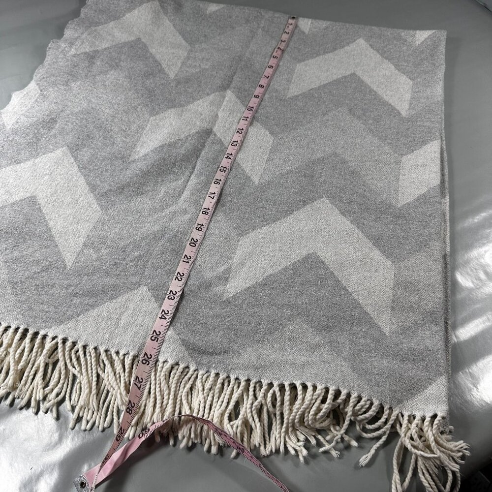 Nido Notte Italia Throw Blanket Shawl Italy Tassel Wrap Oversized Fringed Soft - Picture 10 of 12